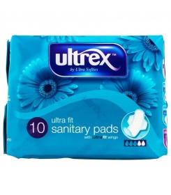 Ultrex ultra fit sanitary pads 10pk